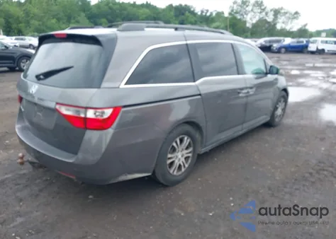 2011 Honda Odyssey Ex-L from USA, damaged, VIN 5FNRL5H60BB061275